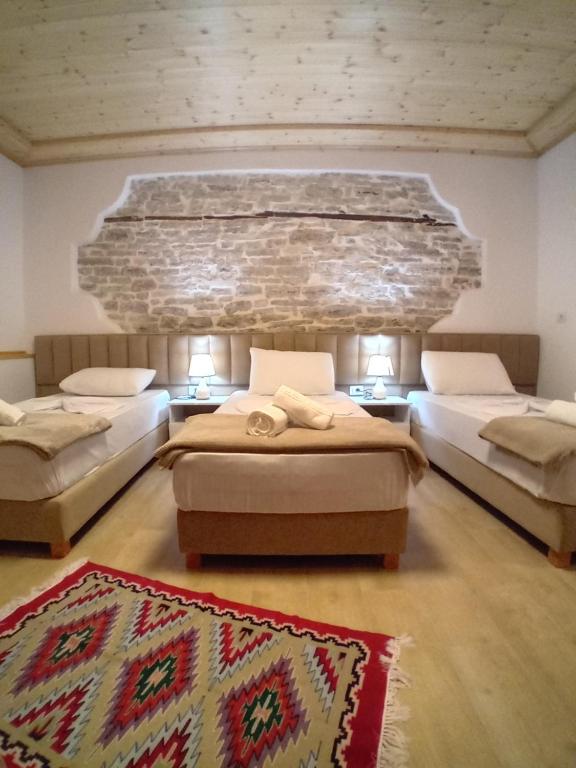 Postel nebo postele na pokoji v ubytování Arpet guesthouse
