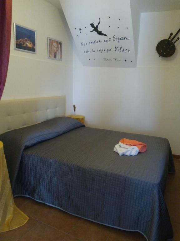 Postel nebo postele na pokoji v ubytování Bnb Peter Pan
