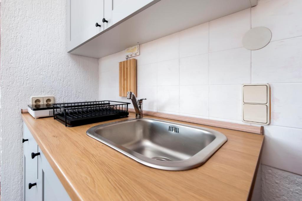 Kuchyň nebo kuchyňský kout v ubytování Guesthouse Ava