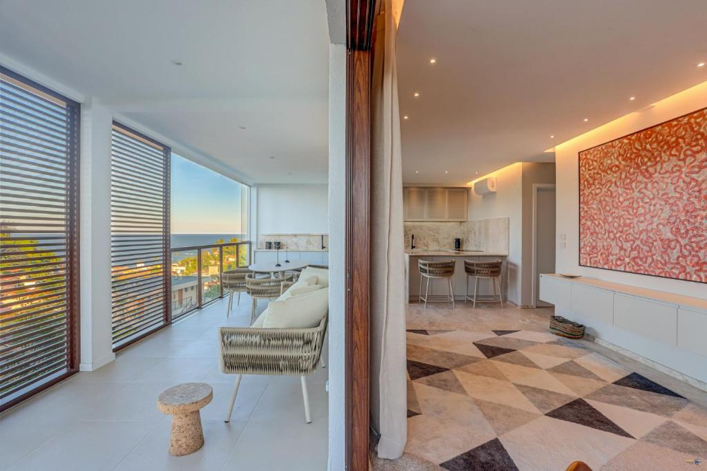 Posezení v ubytování Casa Capri 601