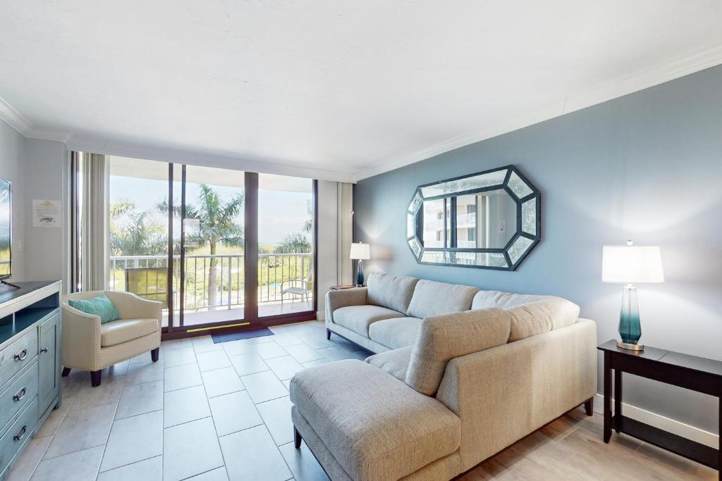 Χώρος καθιστικού στο Seaview Dreams