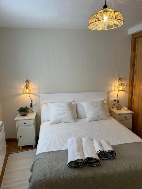 Postel nebo postele na pokoji v ubytování Alojamiento Barrio Húmedo