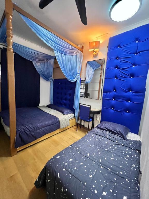 Postel nebo postele na pokoji v ubytování DP Residence SELAYANG