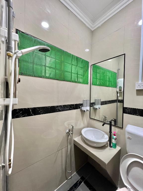 Koupelna v ubytování DP Residence SELAYANG