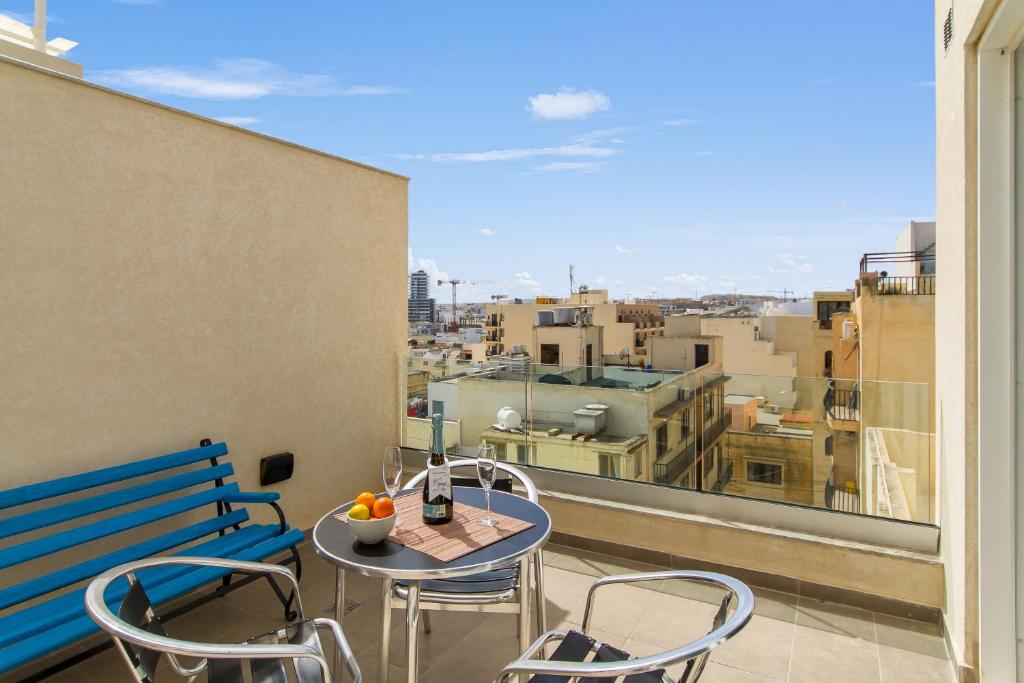 Photo inspiration: Fresh Look at A Sunny Penthouse Modern 2 Bdr Sliema