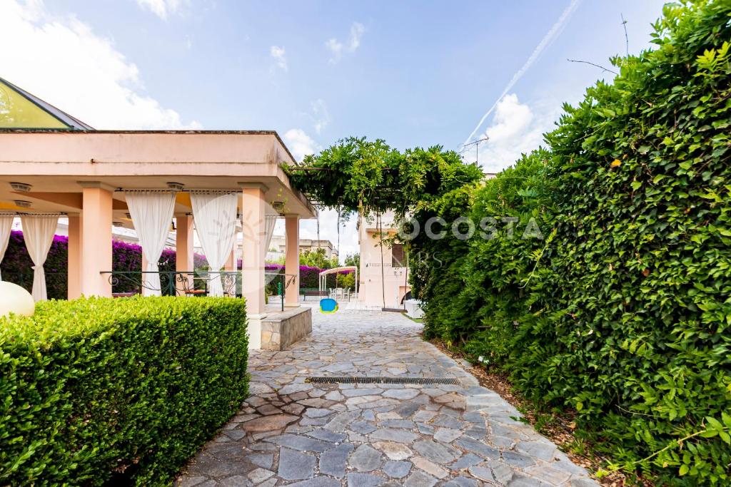 Zahrada ubytování Villa Aida