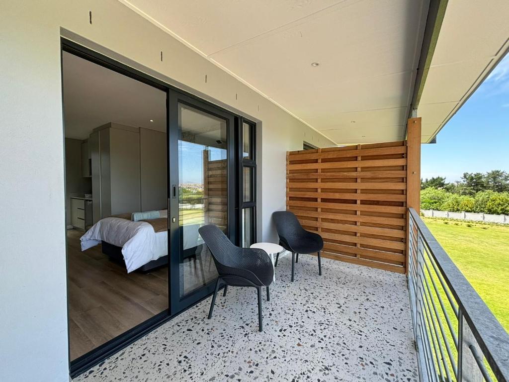 Balkón nebo terasa v ubytování Swanemeer Apartments
