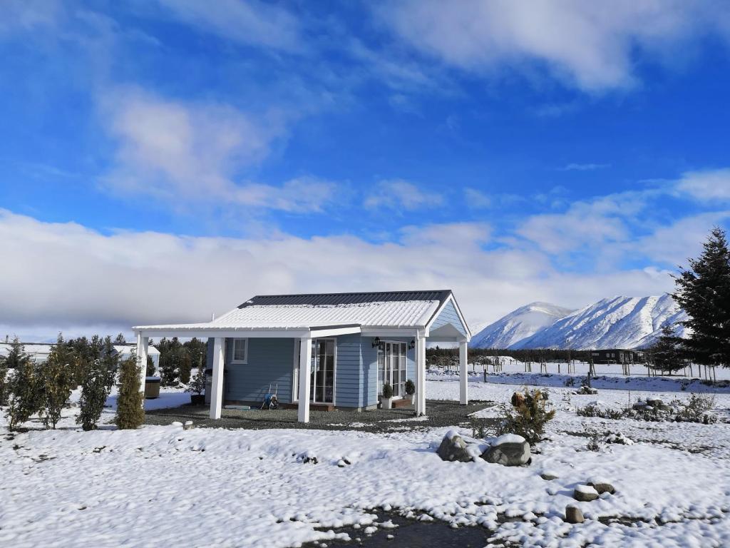Kahurangi Cottage Twizel v zimě
