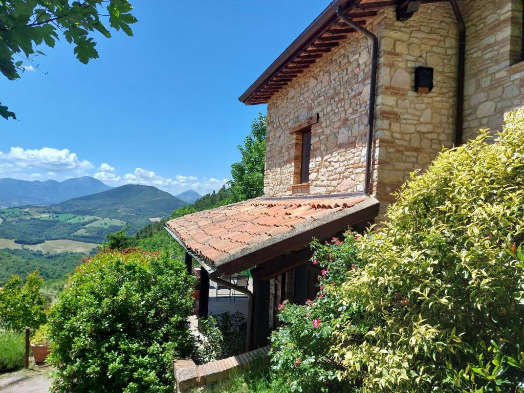 Nespecifikovaný výhled na hory nebo výhled na hory při pohledu z bed and breakfast