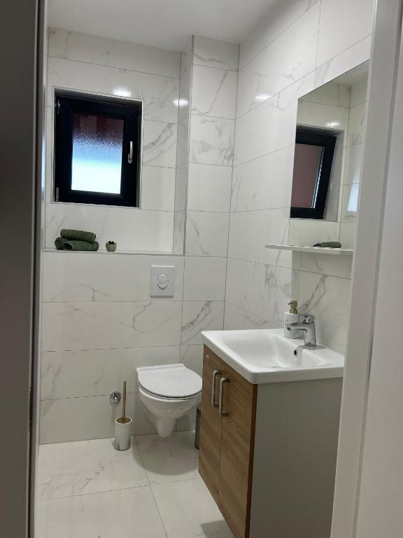 Koupelna v ubytování Apartman Miranda - Imotski