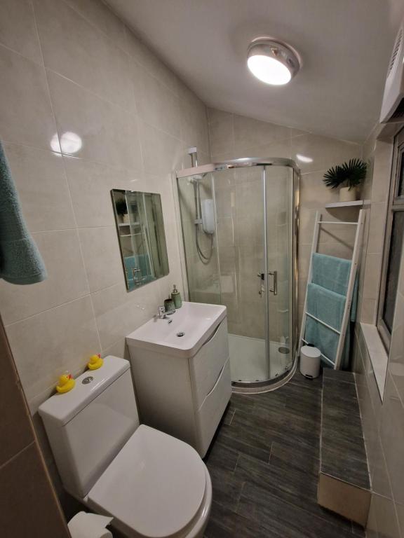 Koupelna v ubytování The Nu Place Suite