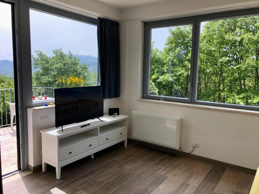 TV a/nebo společenská místnost v ubytování Colonna House