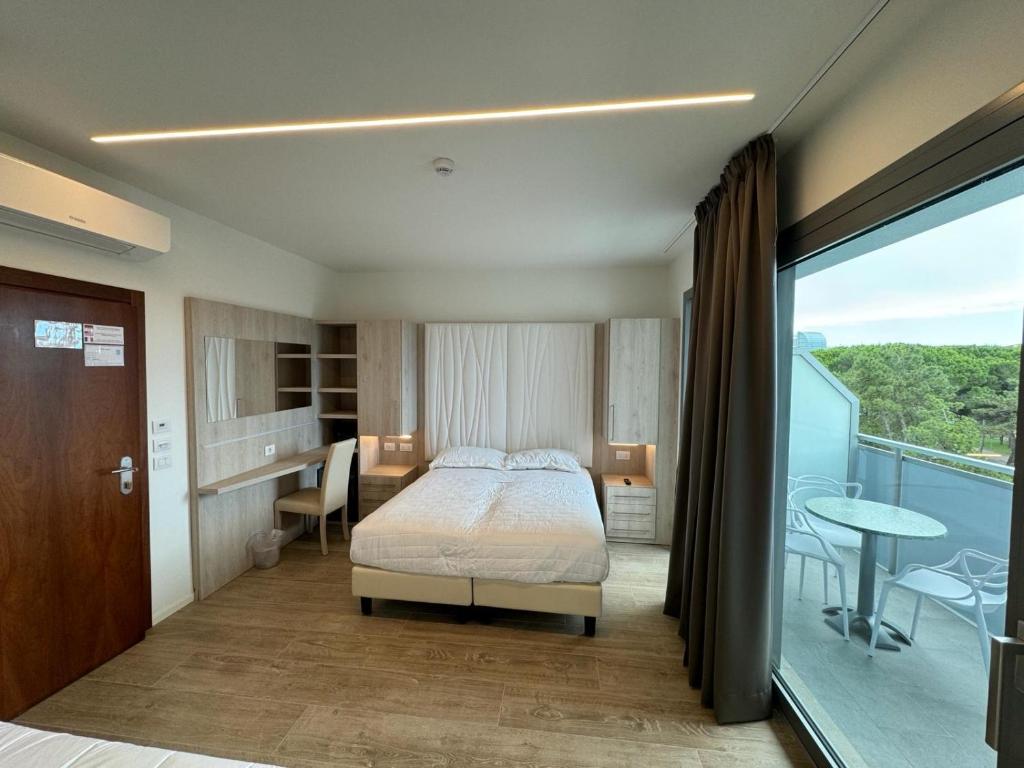 Postel nebo postele na pokoji v ubytování Hotel Franz