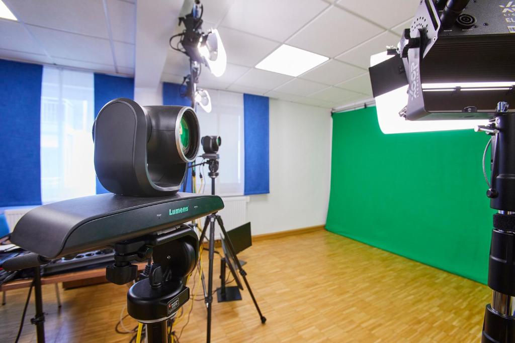 TV a/nebo společenská místnost v ubytování Gästehaus im LWH
