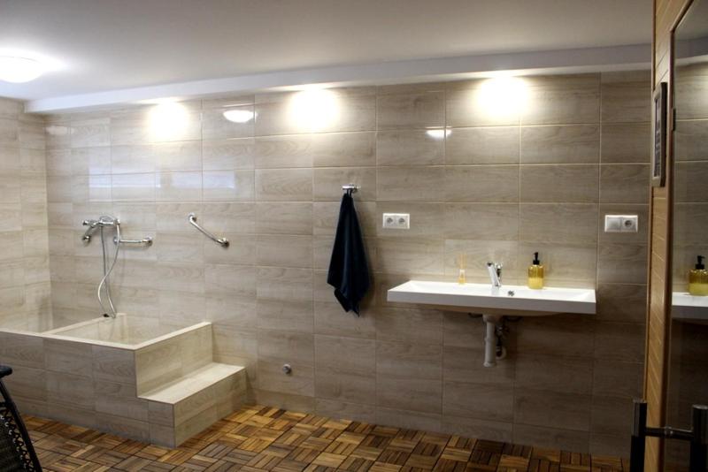Koupelna v ubytování Apartmán Stummerova