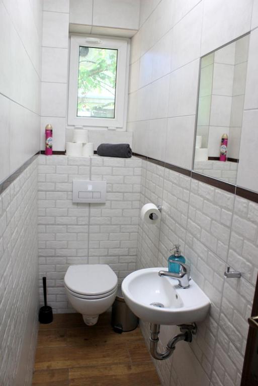 Koupelna v ubytování Apartmán Stummerova