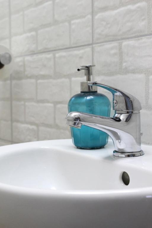 Koupelna v ubytování Apartmán Stummerova
