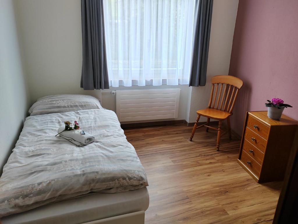 Postel nebo postele na pokoji v ubytování Hotel du Cerf