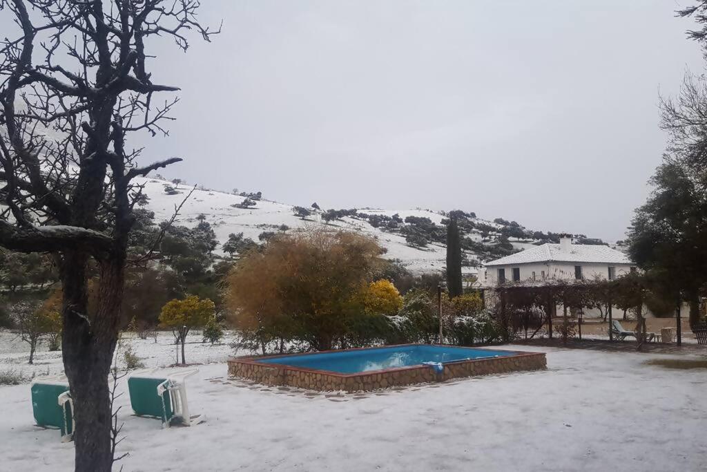 Cortijo Grazalema piscina 5 Hbts con baño AC v zimě