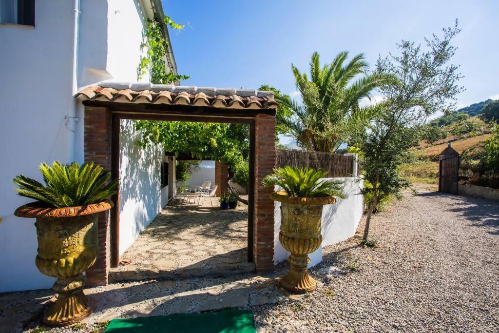 Zahrada ubytování Cortijo Grazalema piscina 5 Hbts con baño AC