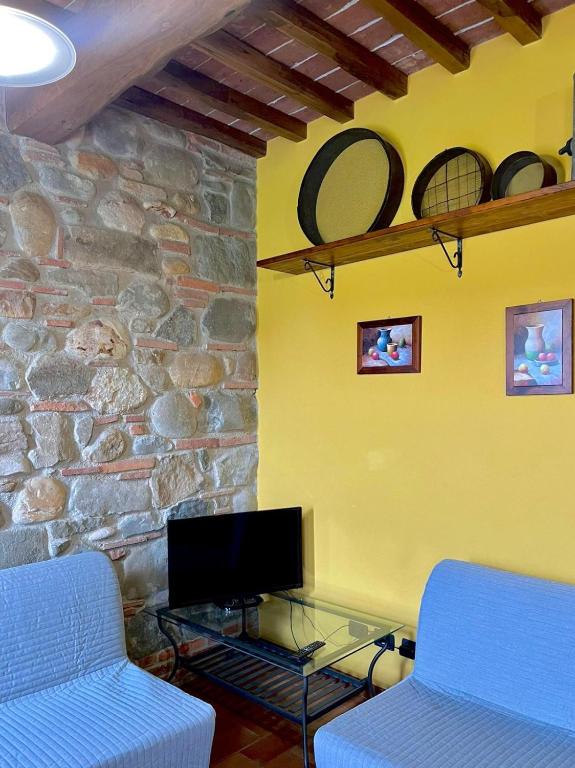 TV a/nebo společenská místnost v ubytování Sibolla Holidays