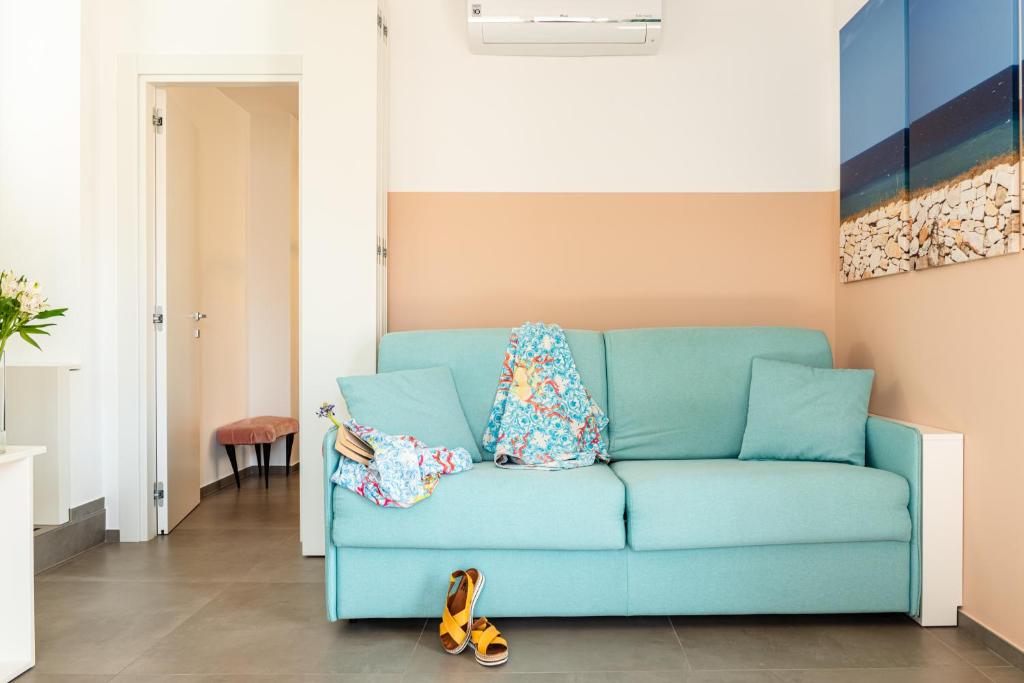 Posezení v ubytování Verdeaqua Rooms