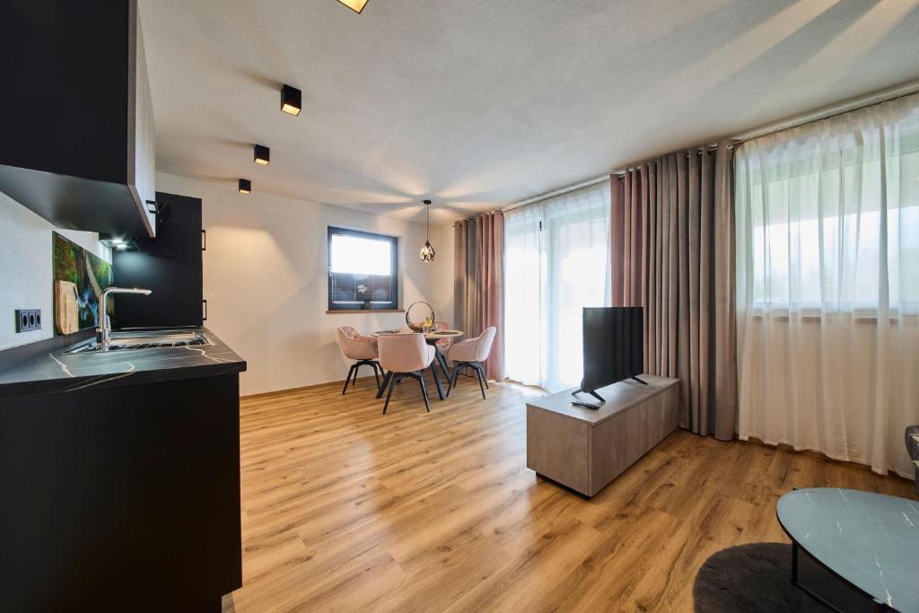 TV a/nebo společenská místnost v ubytování Apartment Sophie