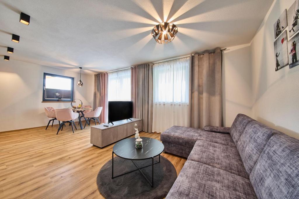 TV a/nebo společenská místnost v ubytování Apartment Sophie