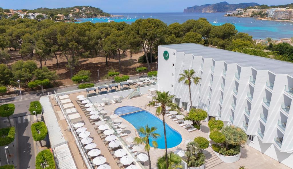 an aerial view of a hotel with a swimming pool at whala!isabela in Santa Ponsa