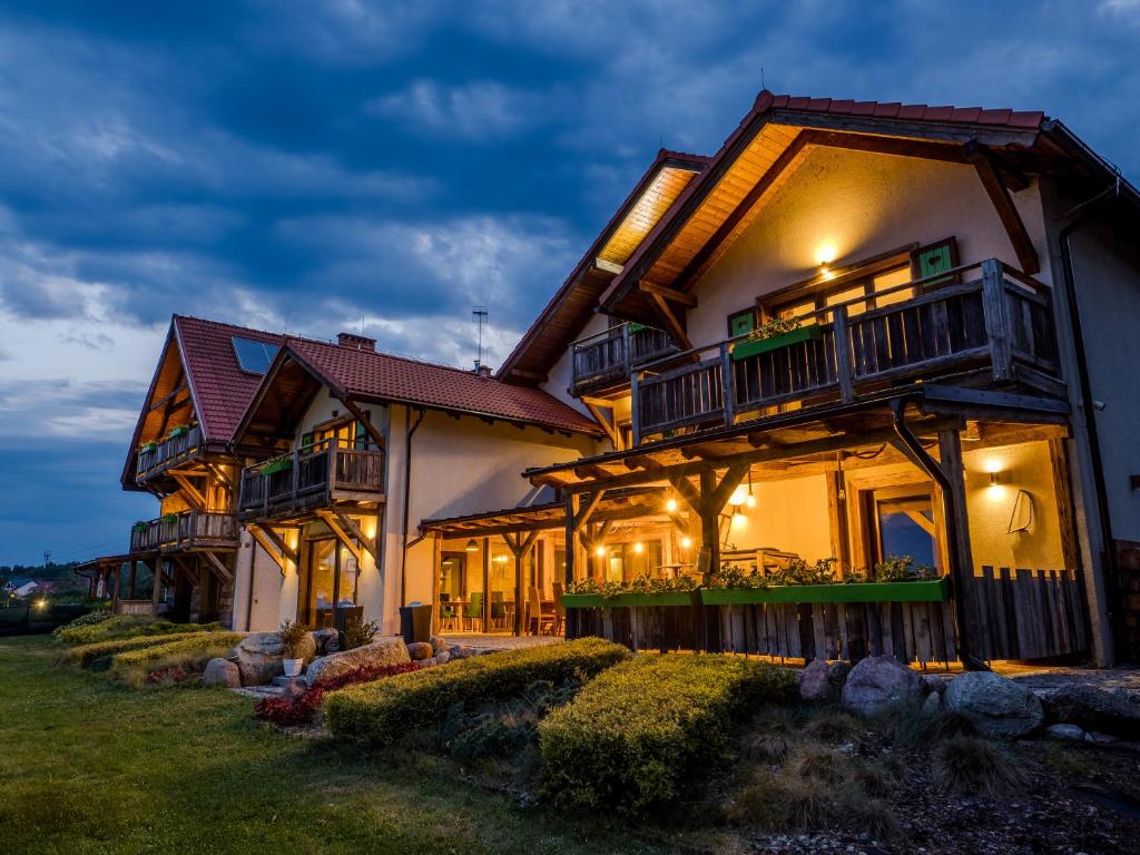 Budova, kde se bed and breakfast nachází