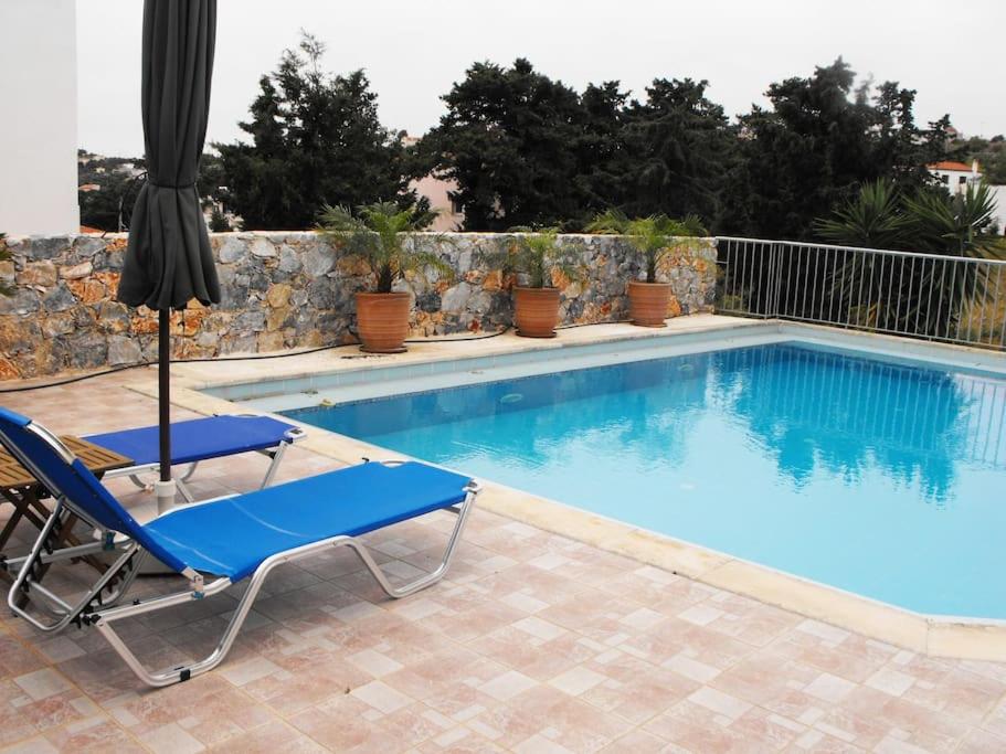 Gambar di galeri bagi Christinas summer house with pool in Kefalas di Epáno Kefalás