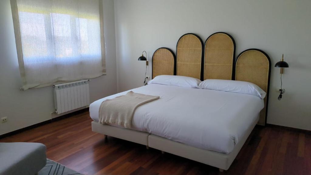 Postel nebo postele na pokoji v ubytování Casa das Indias