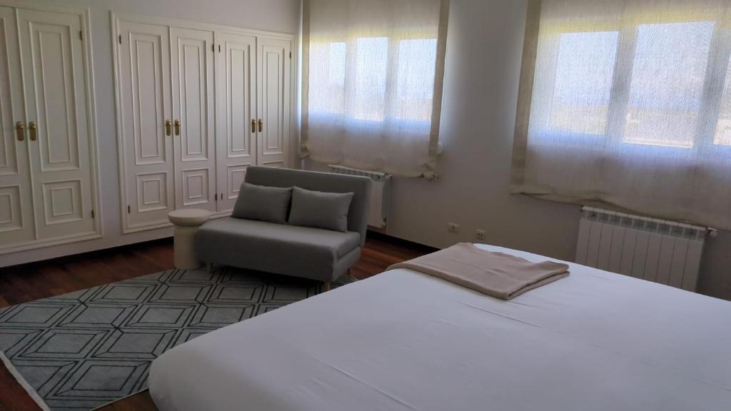 Postel nebo postele na pokoji v ubytování Casa das Indias