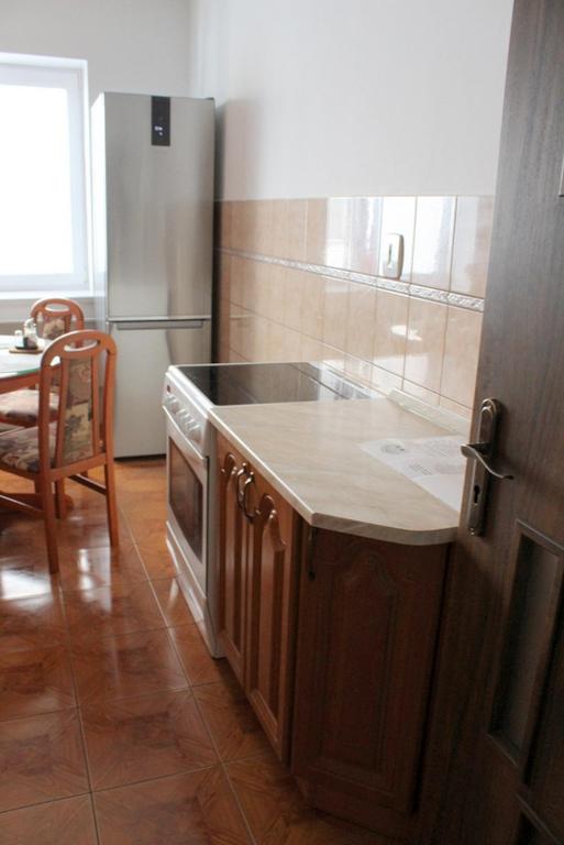 Kuchyň nebo kuchyňský kout v ubytování Apartmanový dom Stummerova