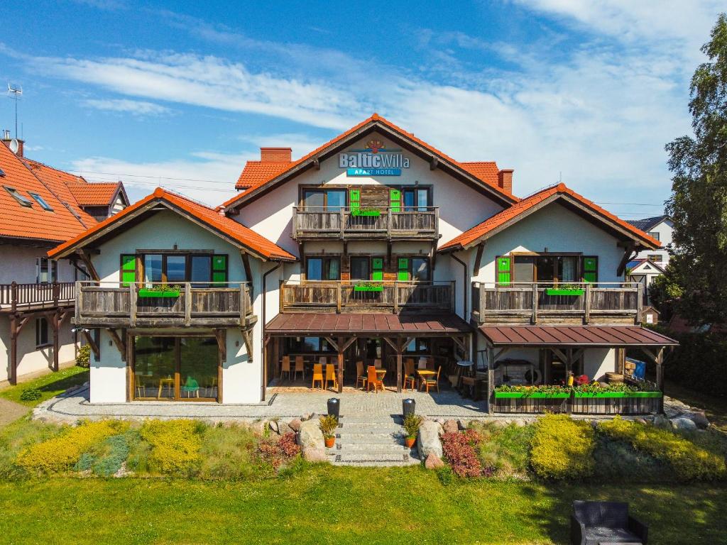 Budova, kde se bed and breakfast nachází