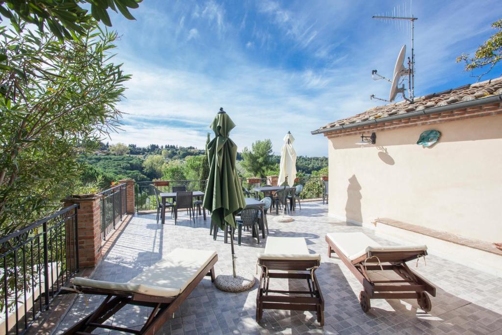 Balkon lub taras w obiekcie Garden Relais Le Fontanelle