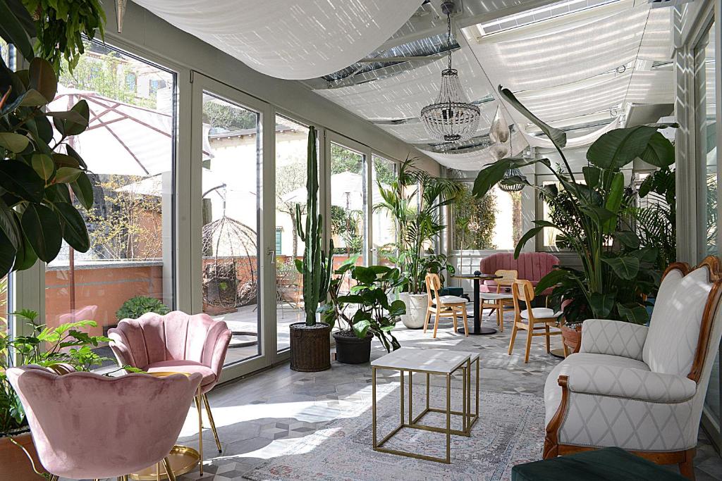 Posezení v ubytování Hotel Borgo Antico