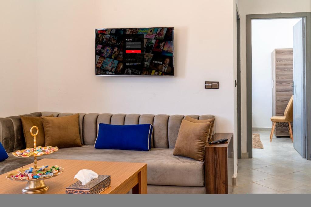 Posezení v ubytování Dakhla Golden Sands