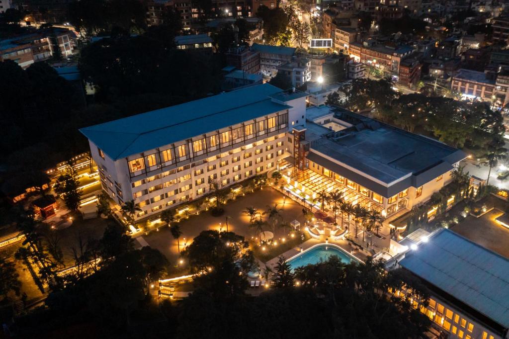 Nespecifikovaný výhled na destinaci Káthmándú nebo výhled na město při pohledu z hotelu