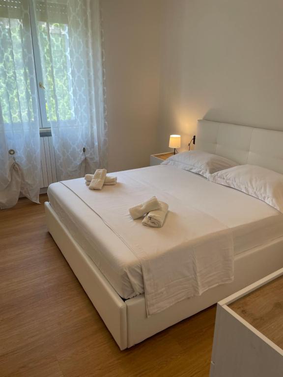 Postel nebo postele na pokoji v ubytování Miramonti house