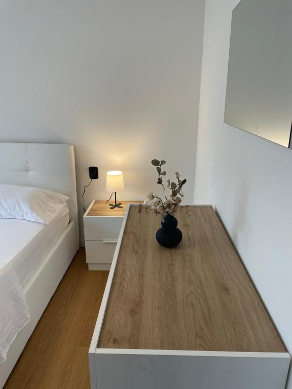 Postel nebo postele na pokoji v ubytování Miramonti house