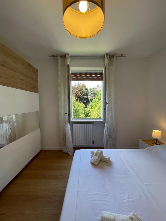 Postel nebo postele na pokoji v ubytování Miramonti house
