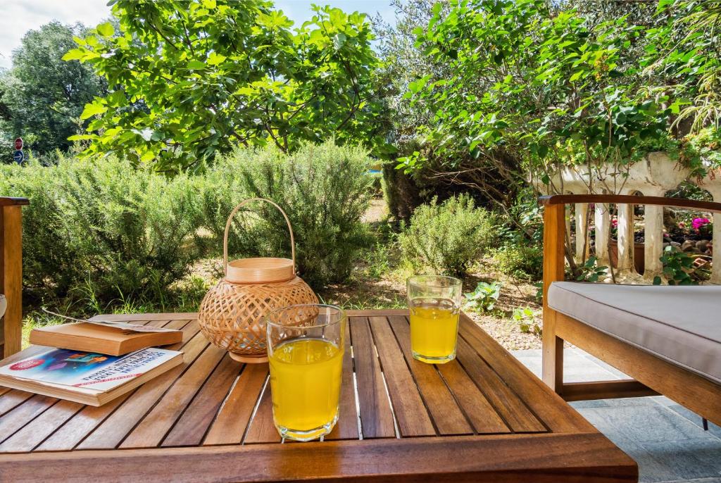 Vonkajšia záhrada v ubytovaní Green Oasis