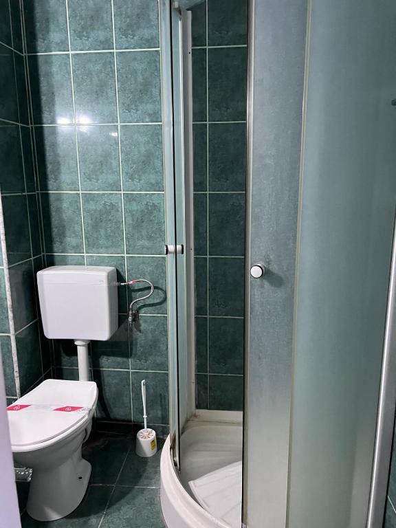 Koupelna v ubytování ALEXANDRA Hotel