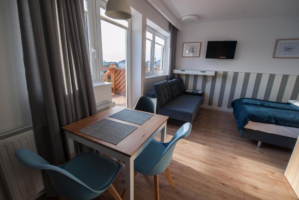 Posezení v ubytování Lazur Apartamenty Domki