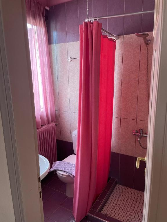 Koupelna v ubytování Nirvana Hotel