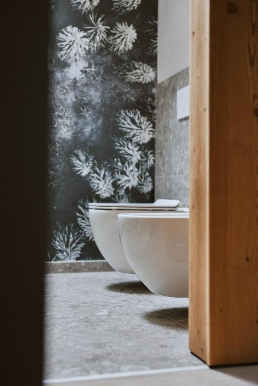 Koupelna v ubytování Albergo Meublè Vecchio Scarpone