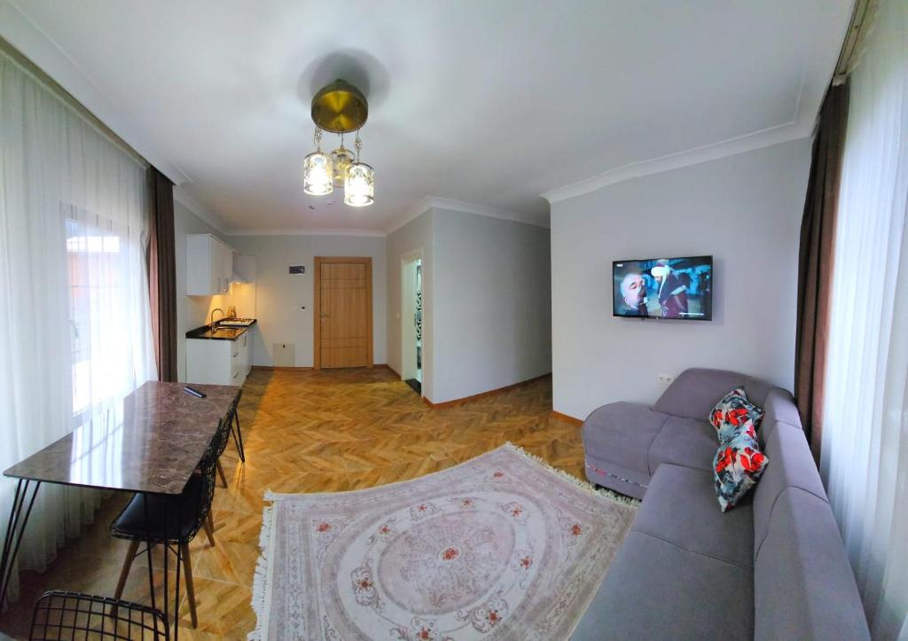 A television and/or entertainment centre at Anemo Suite
