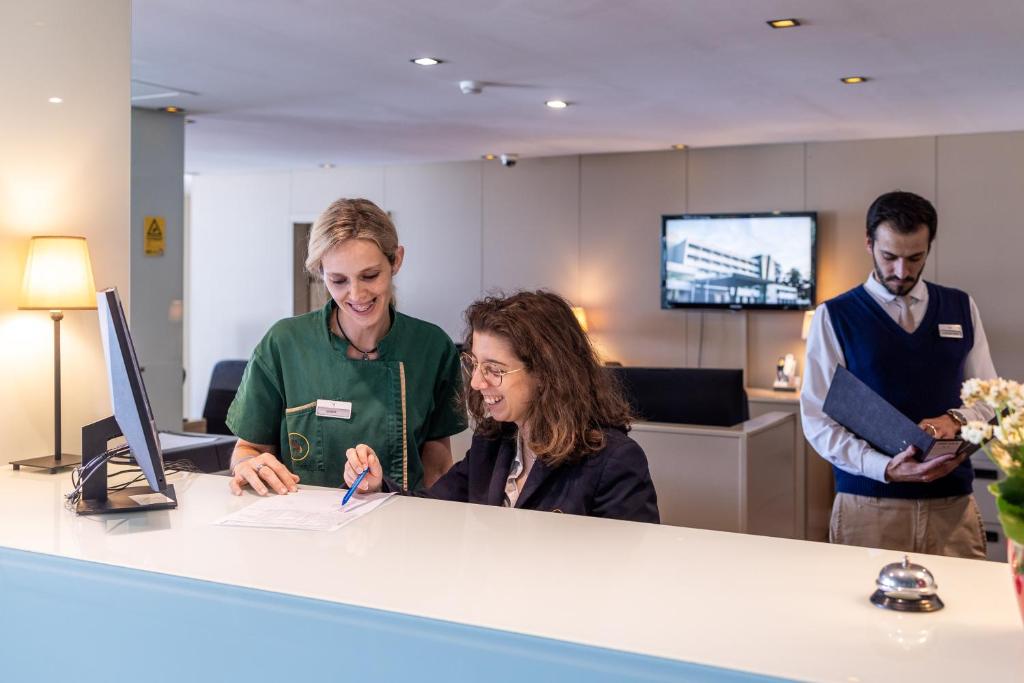 Os clientes hospedados em Hotel Porta do Sol Conference & SPA