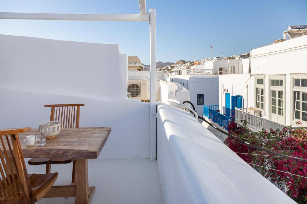 Balkón nebo terasa v ubytování Lotus iΝ & Aroma iN , Mykonos Town